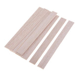 Maxbell Natural Round Balsa Wood Woodcraft Flat Sticks Dowel 10 Pieces 180mm