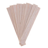 Maxbell Natural Round Balsa Wood Woodcraft Flat Sticks Dowel 10 Pieces 150mm