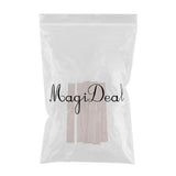 Maxbell Natural Round Balsa Wood Woodcraft Flat Sticks Dowel 10 Pieces 150mm