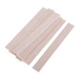 Maxbell Natural Round Balsa Wood Woodcraft Flat Sticks Dowel 10 Pieces 150mm