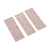 Maxbell Natural Round Balsa Wood Woodcraft Flat Sticks Dowel 50 Pieces 50mm