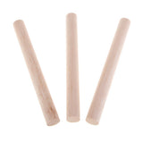 Maxbell 20mm Round Balsa Wood Sticks Unfinished Woodcraft Stick Dowel Rod 3 Pieces 200mm