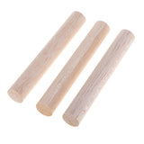Maxbell 20mm Round Balsa Wood Sticks Unfinished Woodcraft Stick Dowel Rod 5 Pieces 140mm