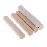 Maxbell 20mm Round Balsa Wood Sticks Unfinished Woodcraft Stick Dowel Rod 5 Pieces 110mm