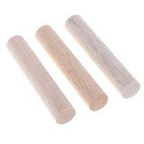 Maxbell 20mm Round Balsa Wood Sticks Unfinished Woodcraft Stick Dowel Rod 5 Pieces 110mm