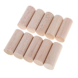 Maxbell 20mm Round Balsa Wood Sticks Unfinished Woodcraft Stick Dowel Rod 10 Pieces 50mm