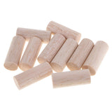 Maxbell 20mm Round Balsa Wood Sticks Unfinished Woodcraft Stick Dowel Rod 10 Pieces 50mm