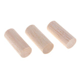 Maxbell 20mm Round Balsa Wood Sticks Unfinished Woodcraft Stick Dowel Rod 10 Pieces 50mm