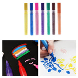 Maxbell Water-proof Acrylic Paint Marker Pen Art Permanent Paint Pens Markers purple