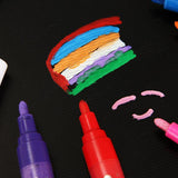 Maxbell Water-proof Acrylic Paint Marker Pen Art Permanent Paint Pens Markers pink