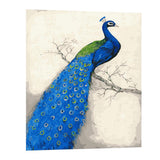 Maxbell Frameless DIY Oil Painting Paint By Number Acrylic Drawing Kit Peacock 1