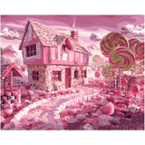 Maxbell Frameless DIY Oil Painting Paint By Number Acrylic Drawing Kit House