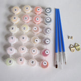 Maxbell Frameless DIY Oil Painting Paint By Number Acrylic Drawing Kit House