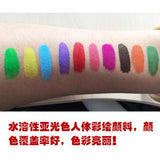 Max Water Based Matte Face Body Paints Pigments for Make Fancy Party light gray