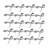 Maxbell 20 Set Pinch Clip Bail Clasp Pendant Connector Charms Jewelry Making 5x18mm