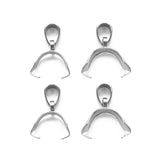 Maxbell 20 Set Pinch Clip Bail Clasp Pendant Connector Charms Jewelry Making 5x18mm