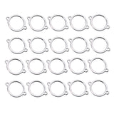 Maxbell 20Pcs Round Circle Connector Charms Pendants Beads Charms Pendants for Crafting, Jewelry Findings Making