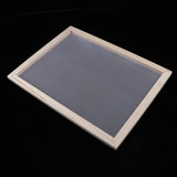 Maxbell Wooden Paper Making Mould Frame Screen for Paper Handcraft 30x40cm