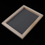 Maxbell Wooden Paper Making Mould Frame Screen for Paper Handcraft 19x25cm 2 in 1