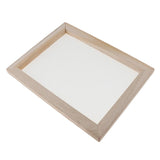 Maxbell Wooden Paper Making Mould Frame Screen for Paper Handcraft 19x25cm 2 in 1