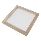 Maxbell Wooden Paper Making Mould Frame Screen for Paper Handcraft 20x20cm