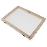 Maxbell 2 In 1 Wooden Paper Making Mould Frame Screen Tool for Handcraft 18x12.5cm