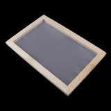 Maxbell Wooden Paper Making Mould Frame Screen for Paper Handcraft 20x30cm