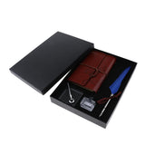 Maxbell Handmade Vintage Journal Diary Notebook Leather Writing Notebook Navy Blue