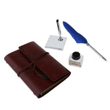 Maxbell Handmade Vintage Journal Diary Notebook Leather Writing Notebook Navy Blue