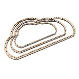 Maxbell 3xCloud shape Knitting Loom DIY Craft Weaving Tool for Handmade Wall Hanging