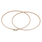 Max wooden Oval Cross Stitch Hoops Needlework Embroidery Sewing Hoop 295x200mm