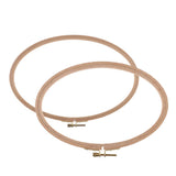 Max wooden Oval Cross Stitch Hoops Needlework Embroidery Sewing Hoop 295x200mm