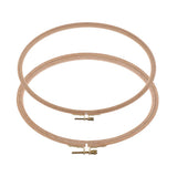 Max wooden Oval Cross Stitch Hoops Needlework Embroidery Sewing Hoop 295x200mm