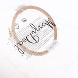 Maxbell wooden Oval Cross Stitch Hoops Needlework Embroidery Sewing Hoop 210x130mm