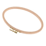 Maxbell wooden Oval Cross Stitch Hoops Needlework Embroidery Sewing Hoop 210x130mm