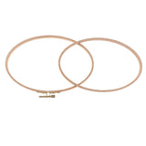 Maxbell wooden Oval Cross Stitch Hoops Needlework Embroidery Sewing Hoop 210x130mm
