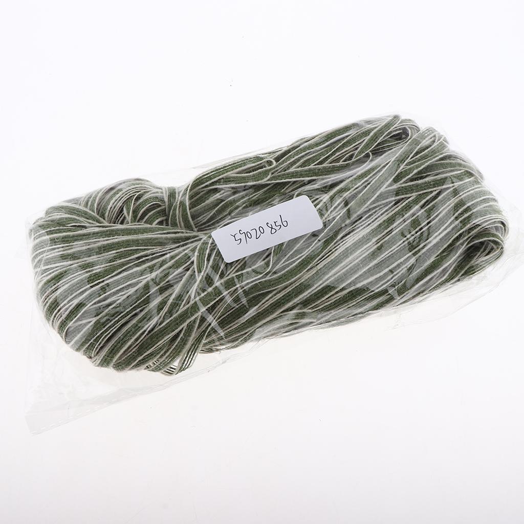 Maxbell 100 yards fish silk jute twine ribbon string rope thread cord 6mm Green