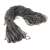 Maxbell 100 yards fish silk jute twine ribbon string rope thread cord 6mm Black