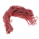 Maxbell 100 yards fish silk jute twine ribbon string rope thread cord 6mm Red