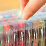 Maxbell Colorful neutral pen set fluorescent pen flash pen highlight pen 48 colors