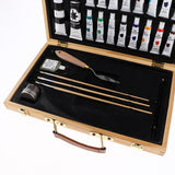 Maxbell 1 Set Oil Painting Acrylic Painting Pigment Brush Tools Set Basswood Box