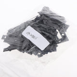 Max 100Pcs Black L Shape Flat Corner Plate Angle Brace Bracket for Picture Frame