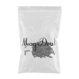 Max 100Pcs Black L Shape Flat Corner Plate Angle Brace Bracket for Picture Frame