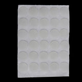 Max Self-Adhesive White Door Bumpers Pads Doorstops 15x1mm 30pcs