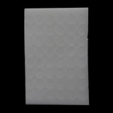 Max Self-Adhesive White Door Bumpers Pads Doorstops 10x2mm 48pcs