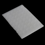 Max Self-Adhesive White Door Bumpers Pads Doorstops 10x2mm 48pcs