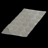 Max Self-Adhesive White Door Bumpers Pads Doorstops 20x1mm 24pcs