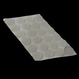 Max Self-Adhesive White Door Bumpers Pads Doorstops 20x1mm 24pcs