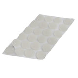 Max Self-Adhesive White Door Bumpers Pads Doorstops 20x1mm 24pcs