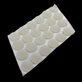 Max Self-Adhesive White Door Bumpers Pads Doorstops 20x1mm 24pcs